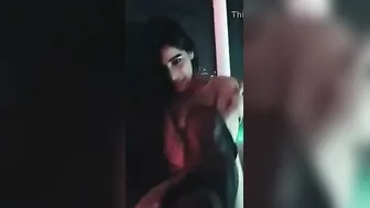 Busty Indian Babe Showing Her Big Natural Tits On Camera Now