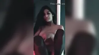 Busty Indian Babe Showing Her Big Natural Tits On Camera Now