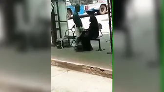 Married Aunty Jerking Stranger At Bus Stand In Public View