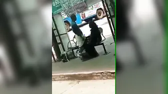Married Aunty Jerking Stranger At Bus Stand In Public View