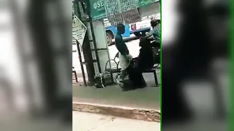 Married Aunty Jerking Stranger At Bus Stand In Public View