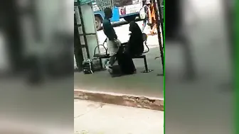 Married Aunty Jerking Stranger At Bus Stand In Public View