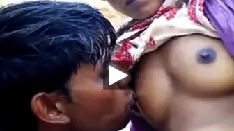 Village Lovers Having Outdoor Sex For The First Time Together