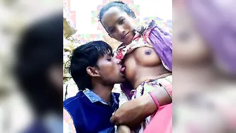 Village Lovers Having Outdoor Sex For The First Time Together