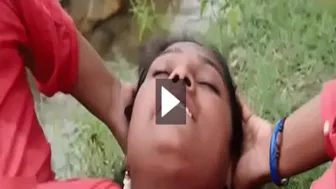 Village Lovers Sneaking Outside Fucking Neighbor Watching It