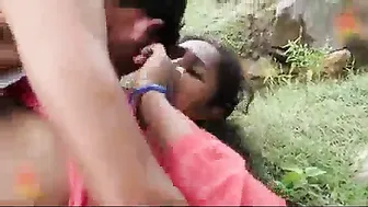 Village Lovers Sneaking Outside Fucking Neighbor Watching It