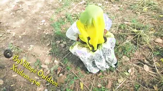 Village Couple Fucking Raw Under The Trees In Open Farmland