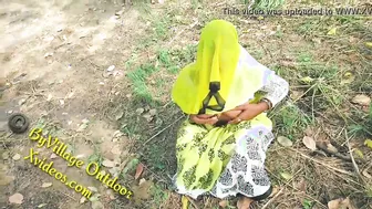 Village Couple Fucking Raw Under The Trees In Open Farmland