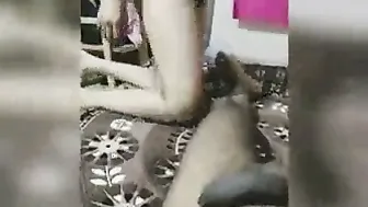 Indian GF Jerking Off Her Bf Wearing Only Her Panties