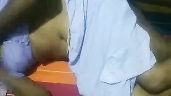 Homemade Sex Tape Of GF Riding Her Man On The Bed