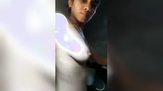 Desi Teen Babe Recording Nude Selfie Video For Her BF