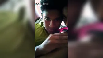 Squeezing And Sucking My Indian Teen GF's Perfect Natural Tits