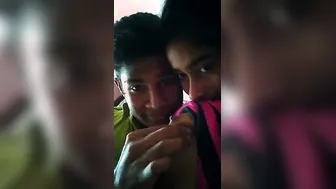 Squeezing And Sucking My Indian Teen GF's Perfect Natural Tits