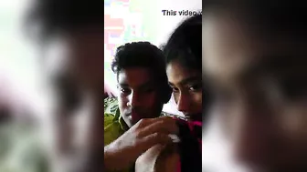 Squeezing And Sucking My Indian Teen GF's Perfect Natural Tits