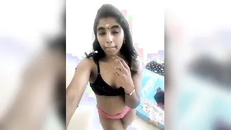 Young Babe Filming Herself Topless To Send To BF