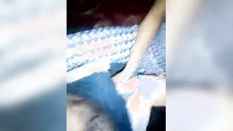 Young GF Pleasing Her Man At Home On Hidden Camera