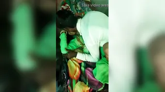 Village GF Sharing Herself With Two Guys While He Watches