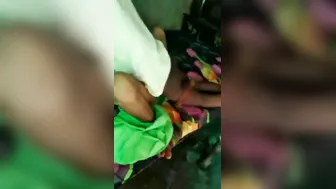 Village GF Sharing Herself With Two Guys While He Watches