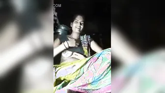 Desi Wife Showing Off Her Curves For Her Secret Admirer Mms