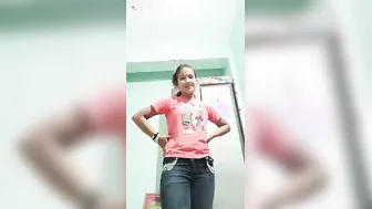 Young Desi Babe Stripping Naked Showing Everything On Camera