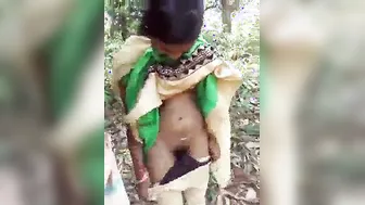 Young Village Lovers Trying Sex Outdoors For Their First Time