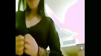 GF Stripping Naked And Teasing Him Before Getting Fucked