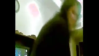 GF Stripping Naked And Teasing Him Before Getting Fucked