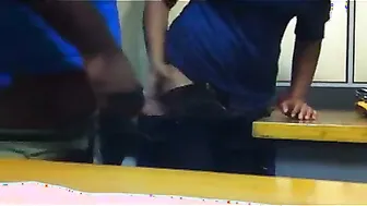 Call Center Manager Secretly Fucking His Hot Teammate At Work