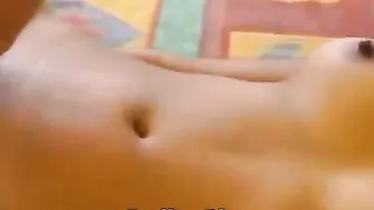 Indian Babe Riding Her White BF In Bedroom Session