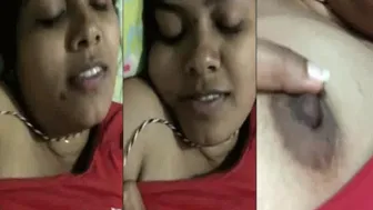 Bengaluru GF Showing Off Her Big Boobs On Webcam For Me