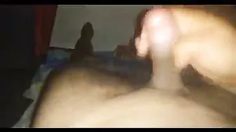 Naughty Wife Jerking Off Brother In Law While Hubby Sleeps