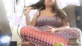 Busty Milf Showing Off Curves On Private Webcam For First Time