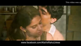 Mature Woman Seduced By Young Stud In Kitchen During Cooking