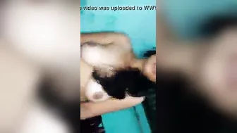 Horny GF Bouncing On BF Dick At Home All Sweaty