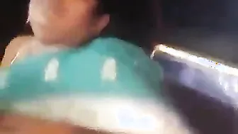 Aunty Flashing Tits To Rickshaw Driver For Free Ride Home Caught