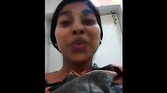 Desi Aunty Stripping Topless Showing Her Big Boobs On Hidden Cam