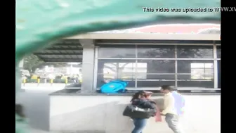 Roadside Quickie With Aunty And Her Young BF Caught Filming