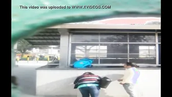 Roadside Quickie With Aunty And Her Young BF Caught Filming