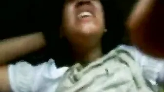 Newlywed Wife Riding Her Husband Grinding Hard Till He Explodes