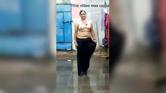 Punjabi Bhabhi Getting Pounded Hard After Bathing In The Rain