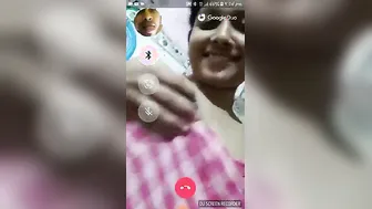 My GF Flashing Her Perky Tits For Me On Video Call