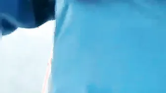 Schoolgirl's Big Tits Bouncing Around During Class In Her Uniform