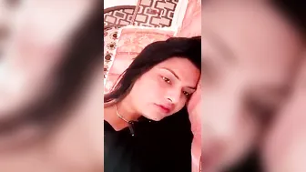 Newlywed Bhabhi Shyly Revealing Her Big Natural Boobs On Cam