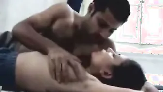 GF Getting Him Hard With Her Soft Hands And Wet Kisses