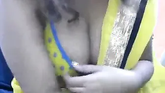Milkwoman Flaunting Her Huge Desi Boobs During Private Cam Show