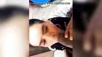 Local Slut Nervously Sucking A Fat Dick For Her First Time