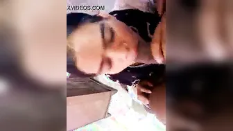 Local Slut Nervously Sucking A Fat Dick For Her First Time