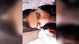 Local Slut Nervously Sucking A Fat Dick For Her First Time