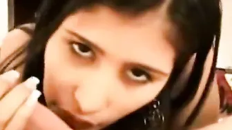 Gorgeous GF Worshipping My Cock On Her Knees Today