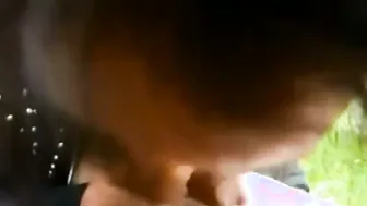 Naked GF's Sucking And Fucking Outdoors In The Village